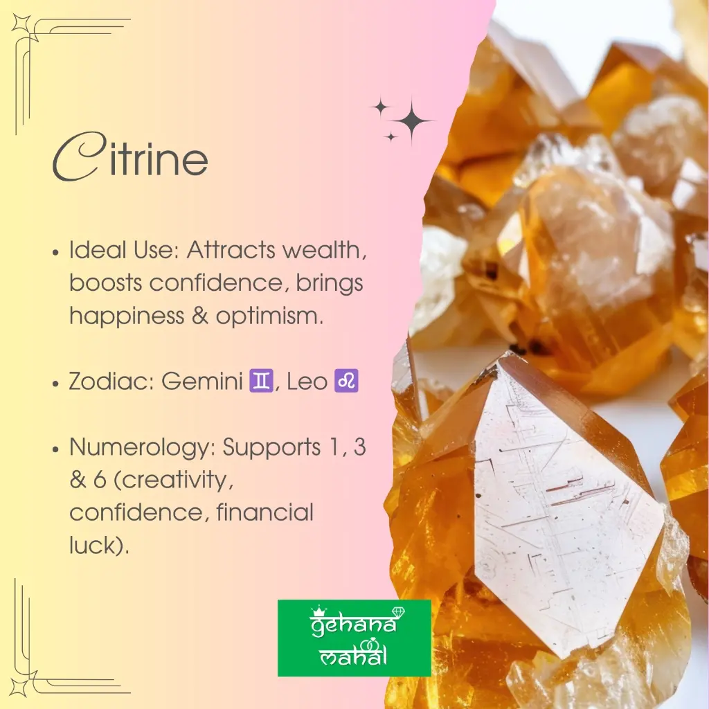 citrine benefit gehana mahal