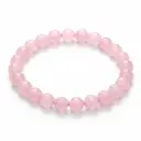 Rose Quartz Bracelet for Men (24 Beads)