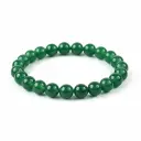 Green Jade Mens Bracelet (24 Beads)