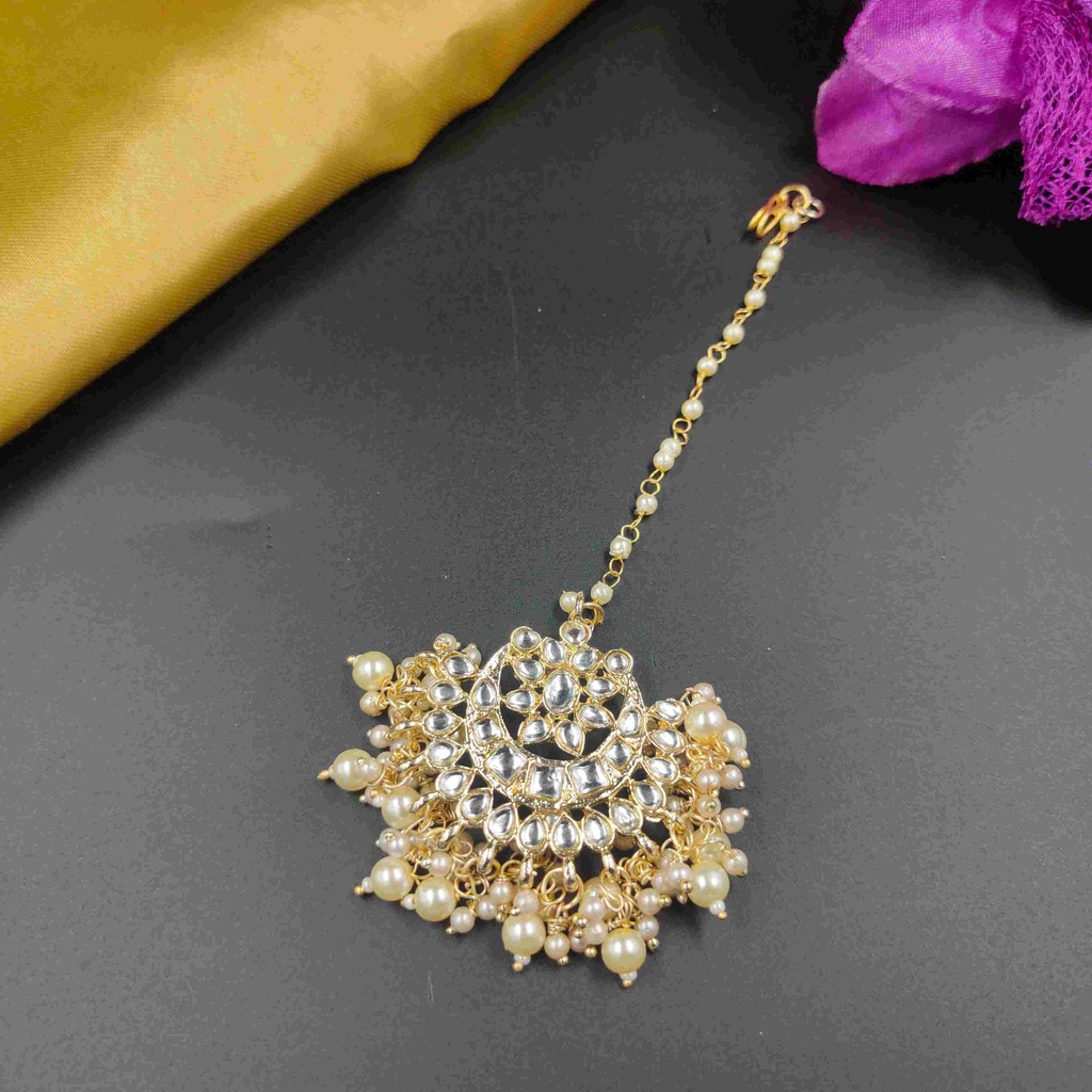 [Maangtika 10] Breathtaking Signature Chand Maang Tikka For Women And Girls
