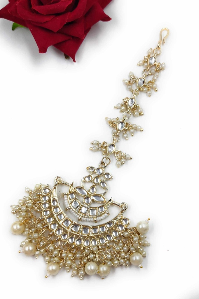 [Maangtika 16] Flawless Signature Chandbali Maang Tikka
