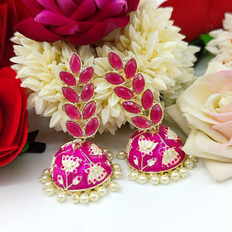 [ER21 RANI] Splendid Haldi Rani Earrings Set