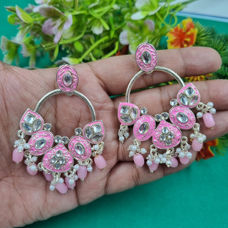 ER224 BABY PINK Earrings Set