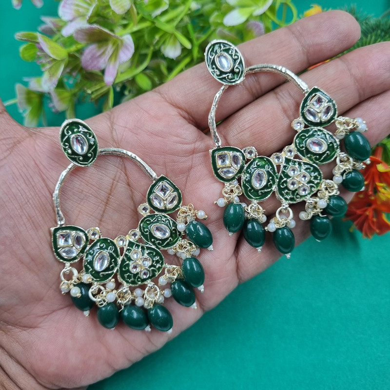 ER224 GREEN 5 Earrings Set