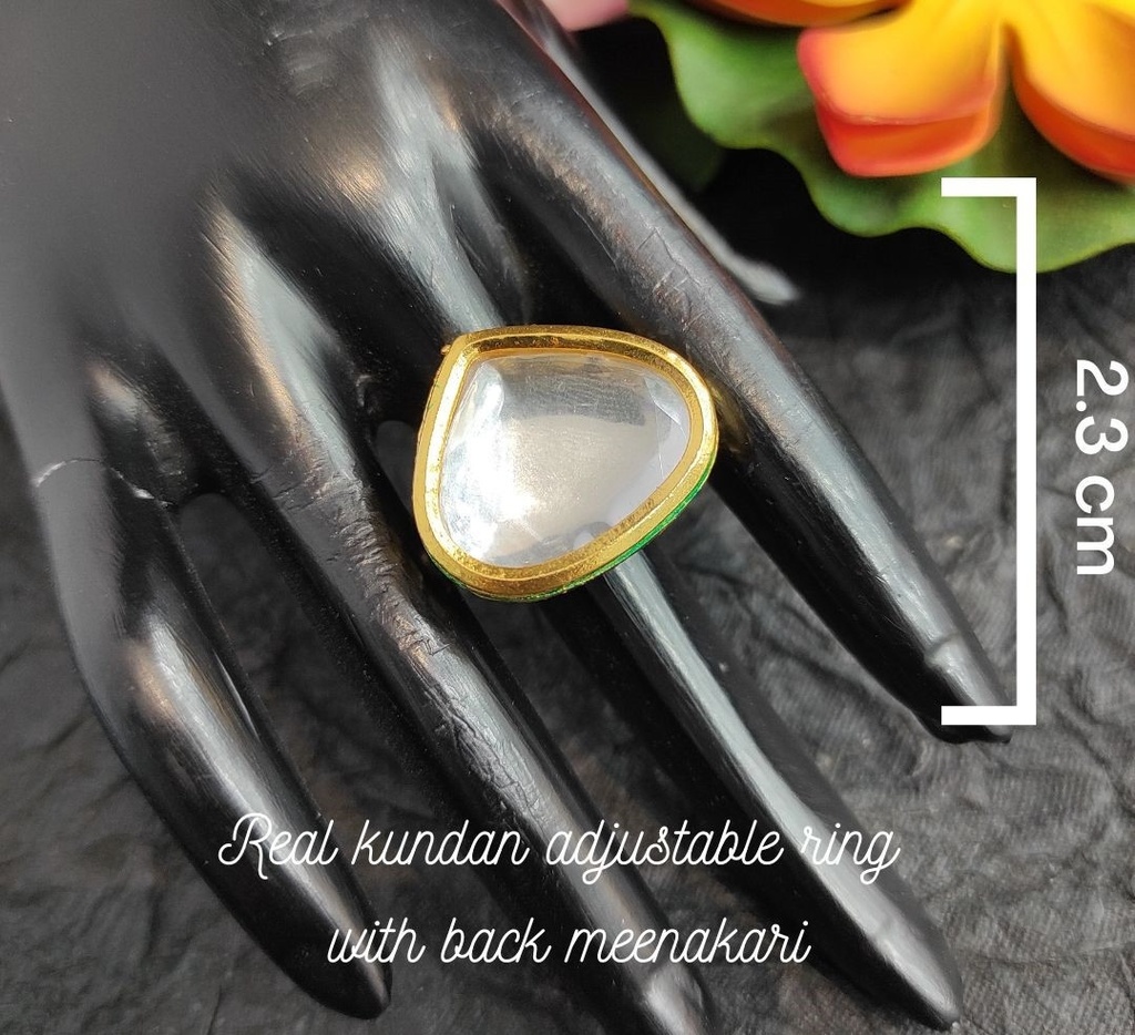 [RING20] Opulent Boutique Kundan Ring