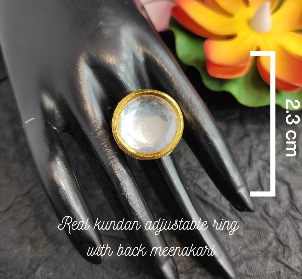 [RING19] Majestic Boutique Kundan Ring