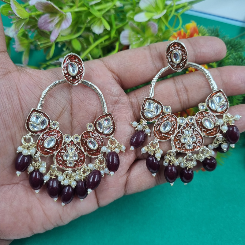 [ER224 MAROON 5] Premium Reception Maroon 5 Earrings Set