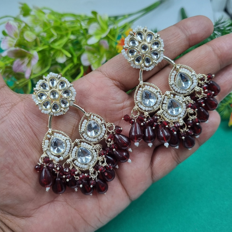 [ER225 MAROON 5] Artisan Reception Maroon 5 Earrings Set