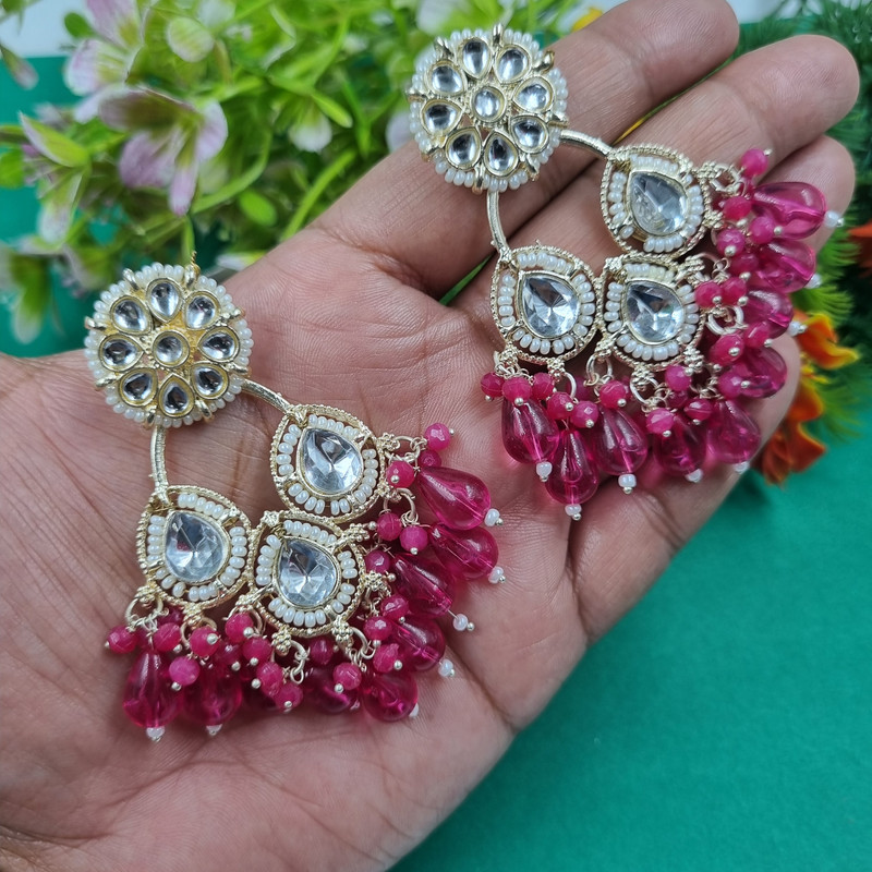 [ER225 RANI 5] Regal Reception Rani 5 Earrings Set