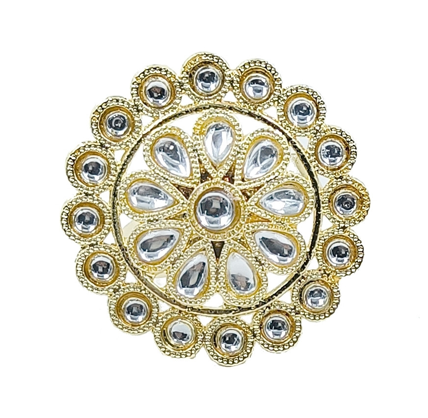 [RING17] Regal Boutique Kundan Ring