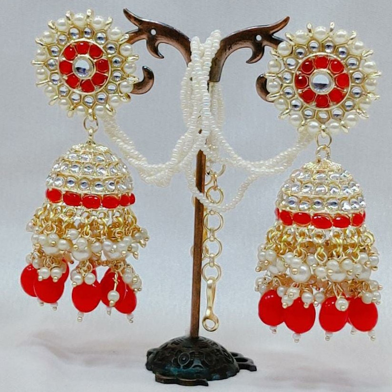 [ER93 RED] Exquisite Designer Red Earrings Set