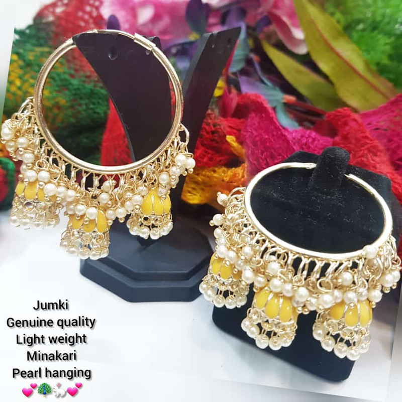 [ER96 YELLOW] Luxury Designer Yellow Earrings Set