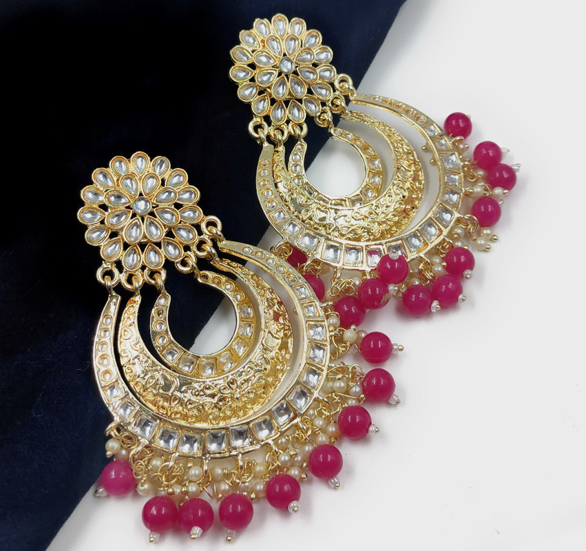 [ER134 RANI] Pristine Sangeet Rani Earrings Set
