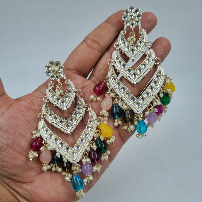 [ER177 MULTI] Royal Mehendi Multi Earrings Set