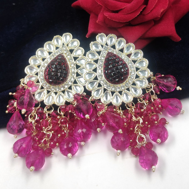 [ER190 RANI 2] Exquisite Mehendi Rani 2 Earrings Set
