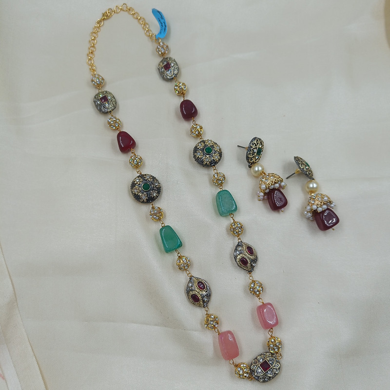 F7 MG Fusion Collection Necklace Earrings Jewellery Set