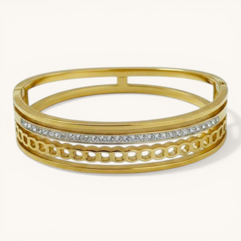 [ATTB-(46)] Gehana Mahal Steel Anti Tarnish Bracelet ATTB-(46) Pack of 3