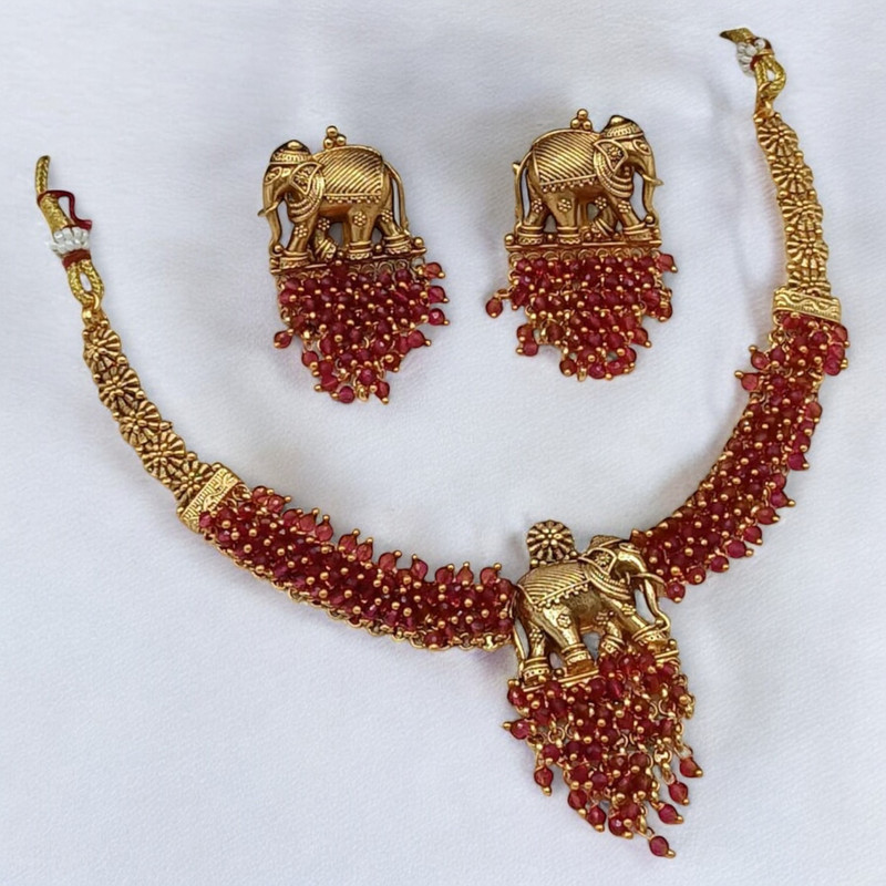 PCS12 Copper Necklace & Earrings Jewellery set for Women