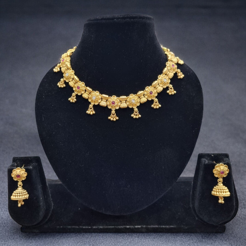 PCS26 Copper Necklace & Earrings Jewellery set for Women