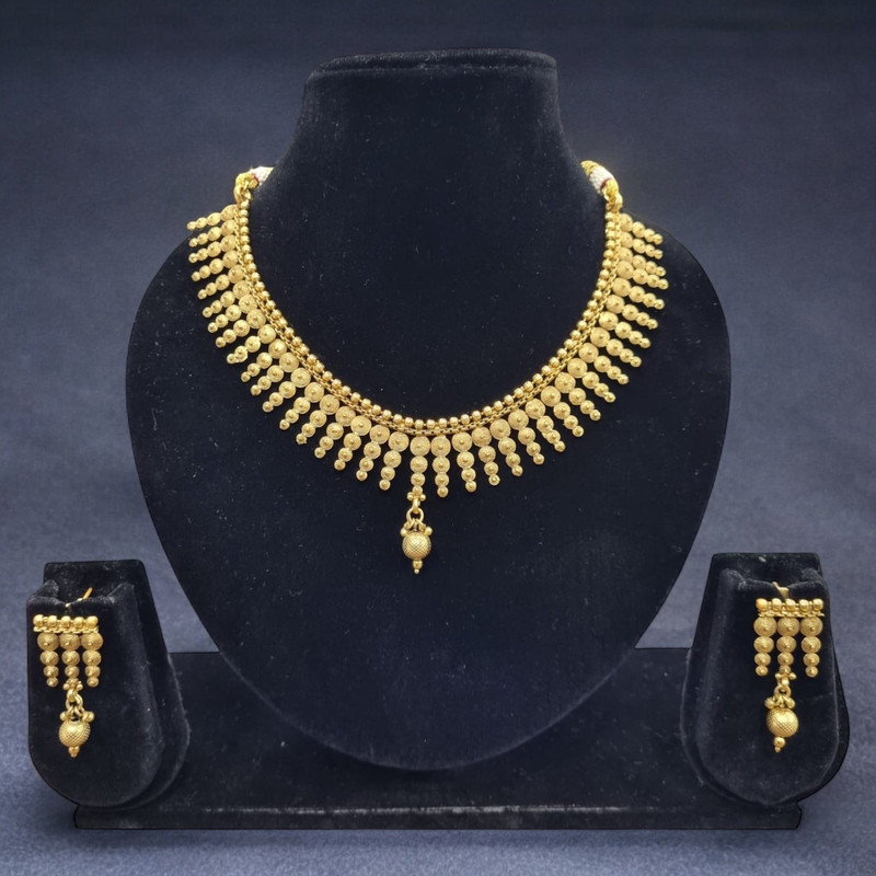 PCS27 Copper Necklace & Earrings Jewellery set for Women