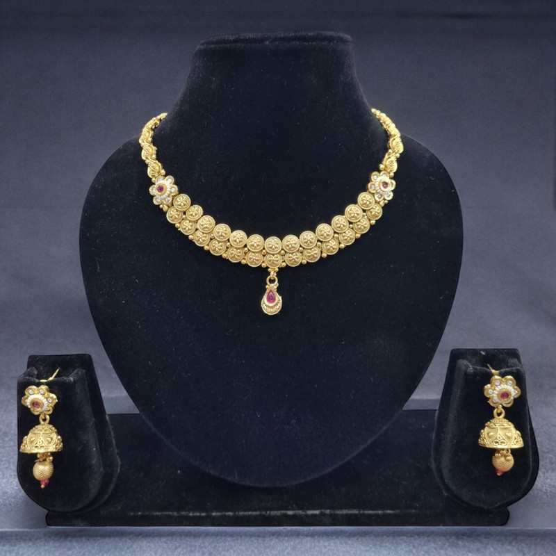 PCS30 Copper Necklace & Earrings Jewellery set for Women