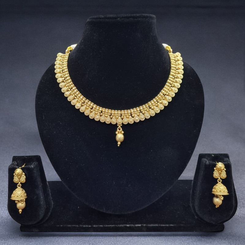 PCS31 Copper Necklace & Earrings Jewellery set for Women