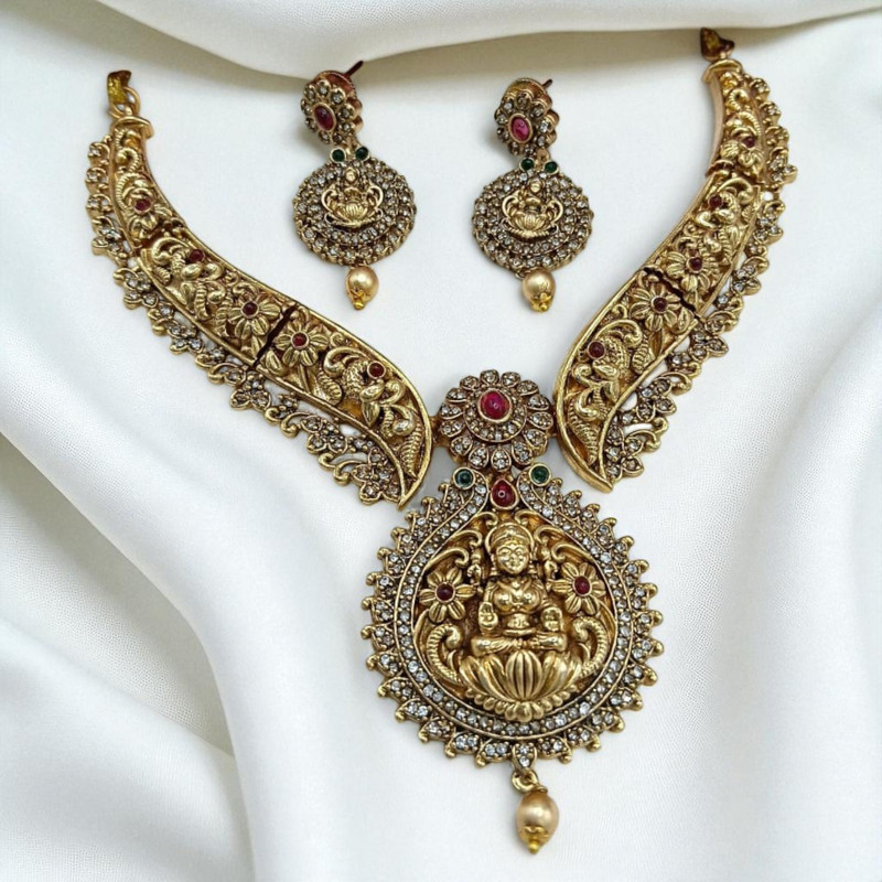 PCS37 Copper Necklace & Earrings Jewellery set for Women