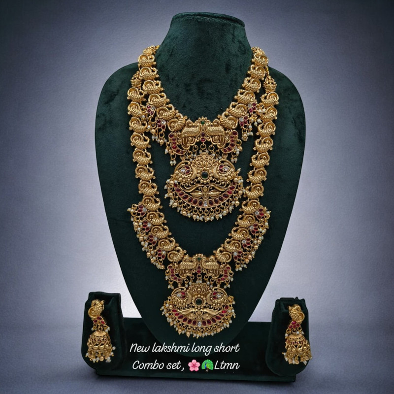 PCS45 Copper Necklace & Earrings Jewellery set for Women