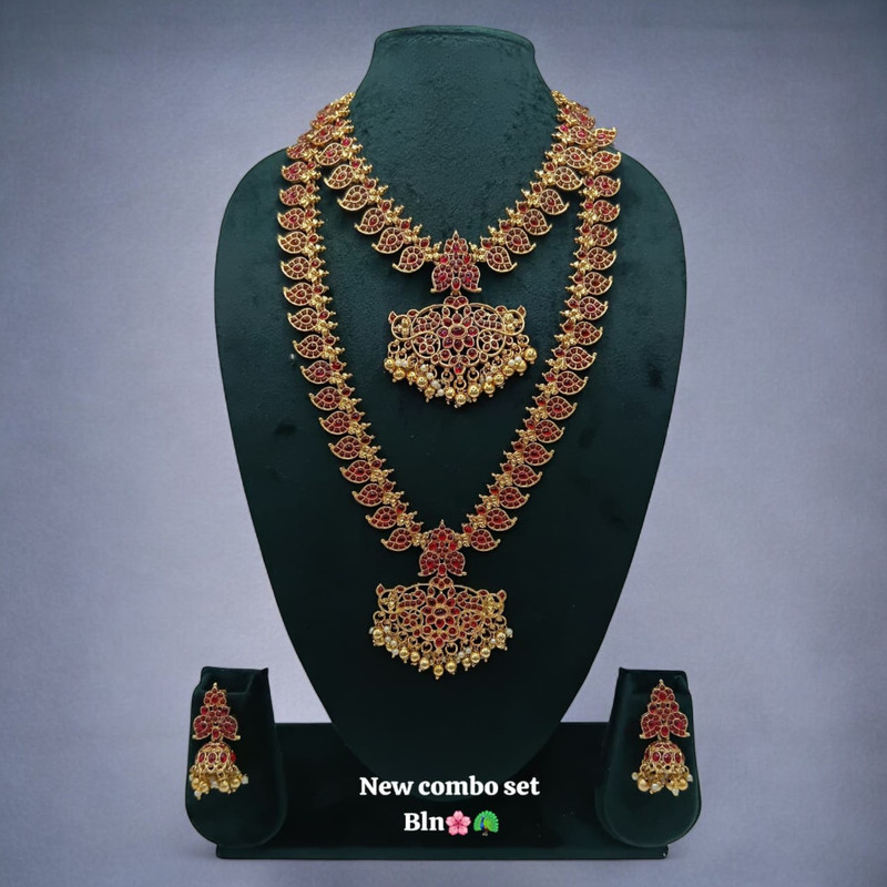 PCS64 Copper Necklace & Earrings Jewellery set for Women