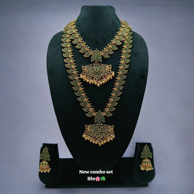 PCS65 Copper Necklace & Earrings Jewellery set for Women