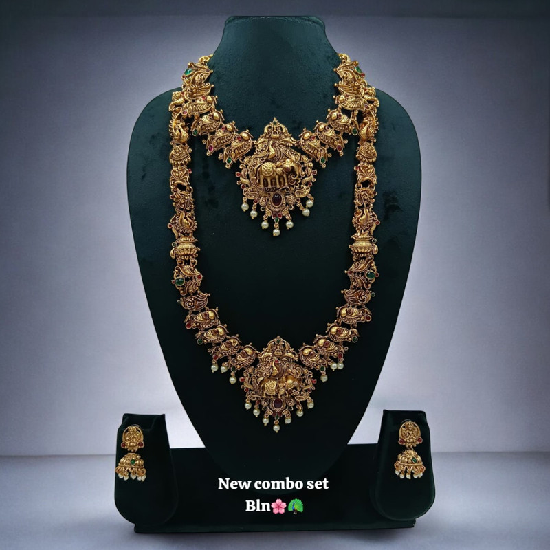 PCS67 Copper Necklace & Earrings Jewellery set for Women