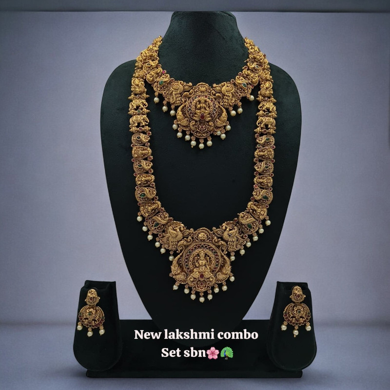 PCS72 Copper Necklace & Earrings Jewellery set for Women