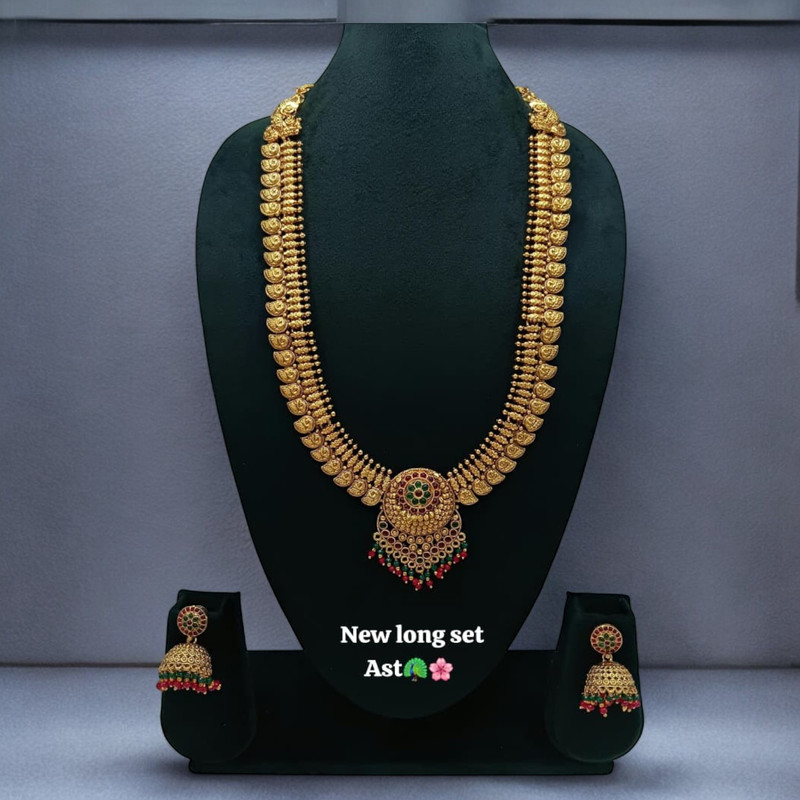 PCS73 Copper Necklace & Earrings Jewellery set for Women