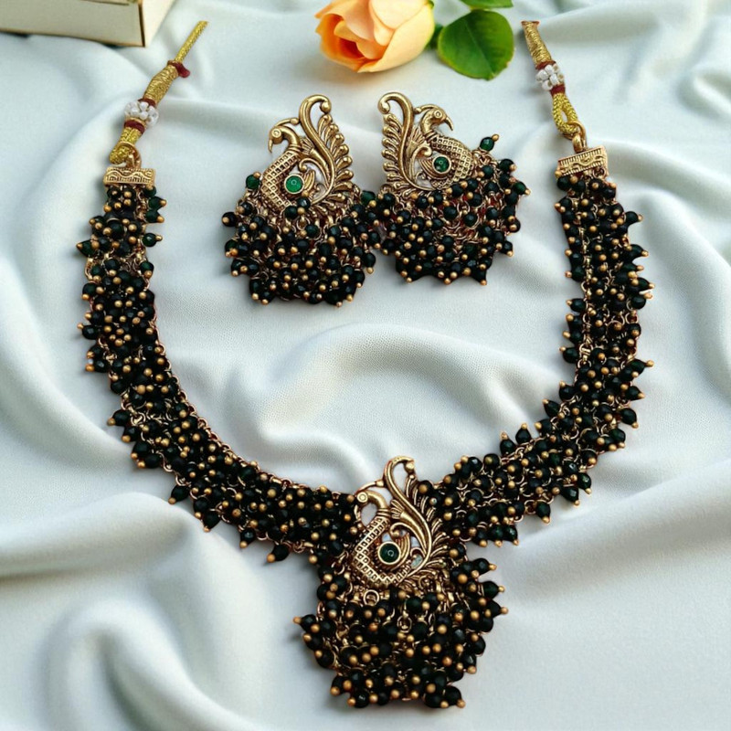 PCS9 Copper Necklace & Earrings Jewellery set for Women