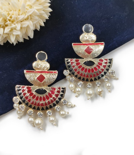 [ER133 BLACK] ER133 BLACK Earrings Set