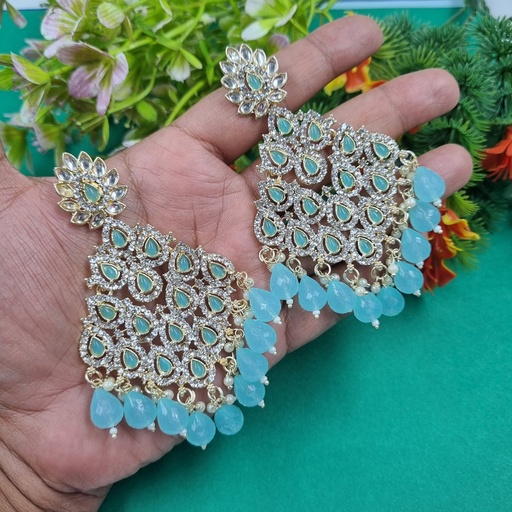 [ER200 SKY BLUE 3] ER200 SKY BLUE 3 Earrings Set