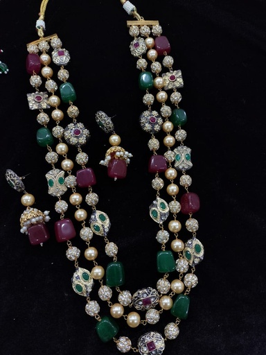 [F3 MG] F3 MG Fusion Collection Necklace Earrings Jewellery Set