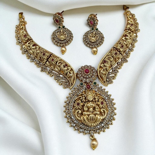 [PCS (37)] PCS37 Copper Necklace & Earrings Jewellery set for Women