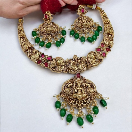 [PCS (38)] PCS38 Copper Necklace & Earrings Jewellery set for Women