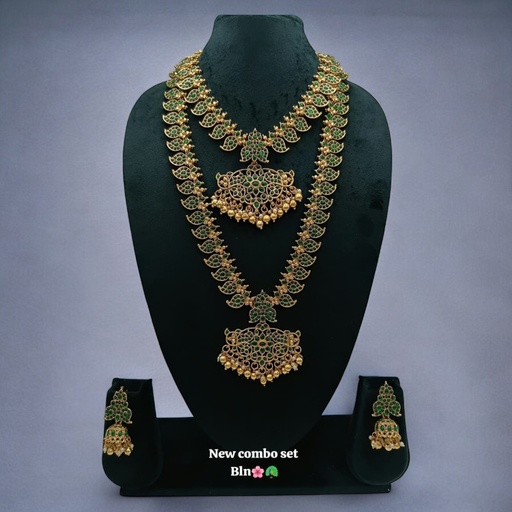 [PCS (65)] PCS65 Copper Necklace & Earrings Jewellery set for Women