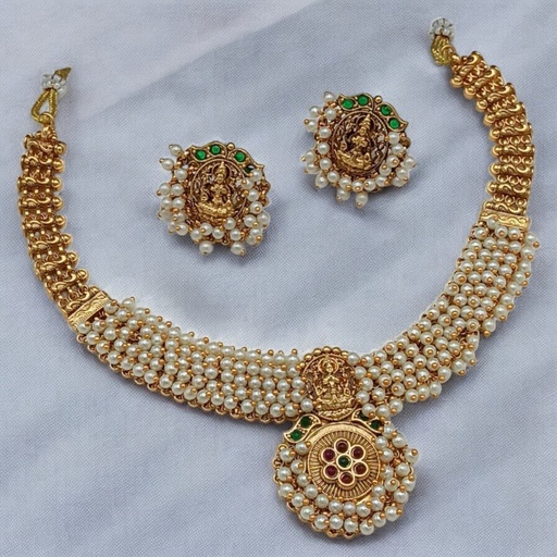 [PCS (7)] PCS7 Copper Necklace & Earrings Jewellery set for Women